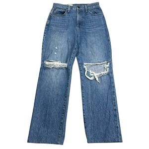 Alice + Olivia Jeans Womens 29x28 Blue‎ Wash Amazing High Rise Boyfriend
